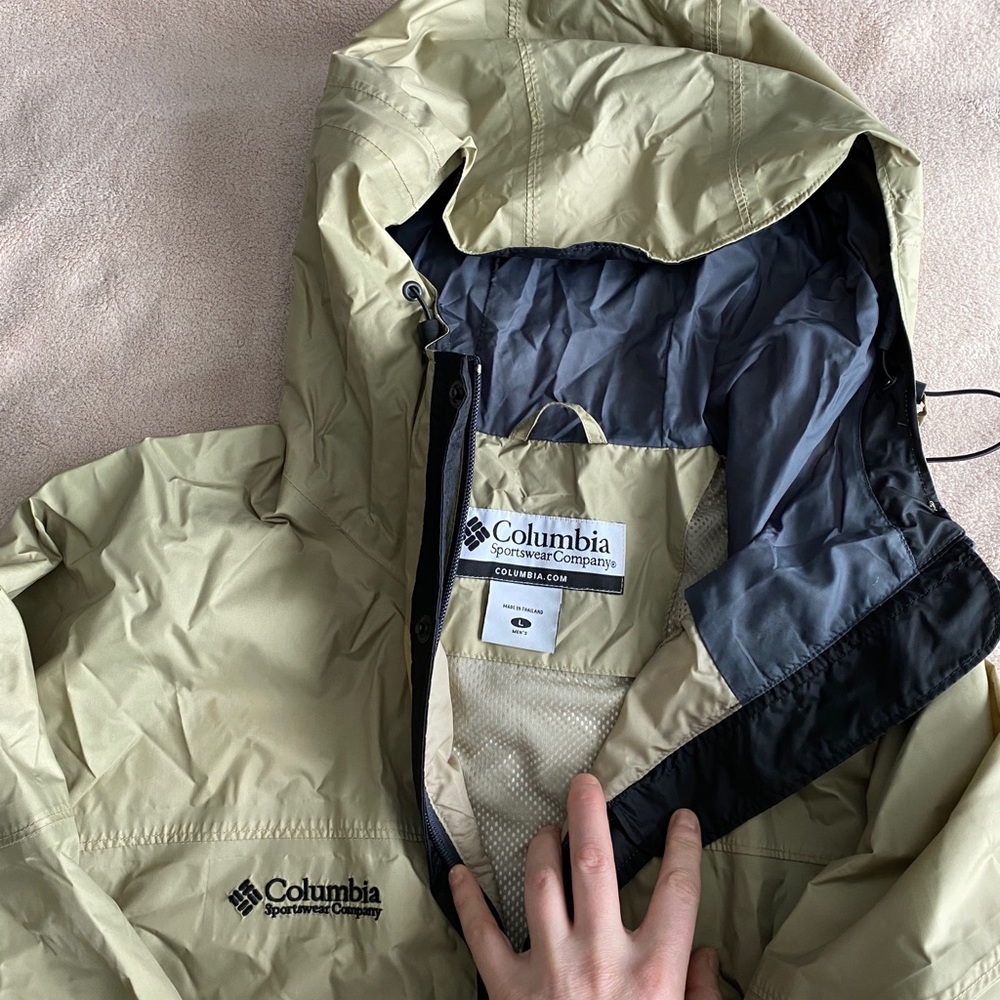 Columbia Sportswear waterproof rain jacket shell